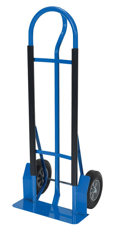 HD P-HANDLE TRUCK 600 LB HARD RUBBER